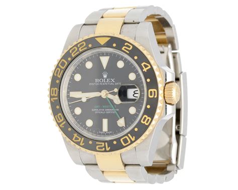 rolex herenhorloge gmt master ii staal met goud 18 karaat|Rolex GMT.